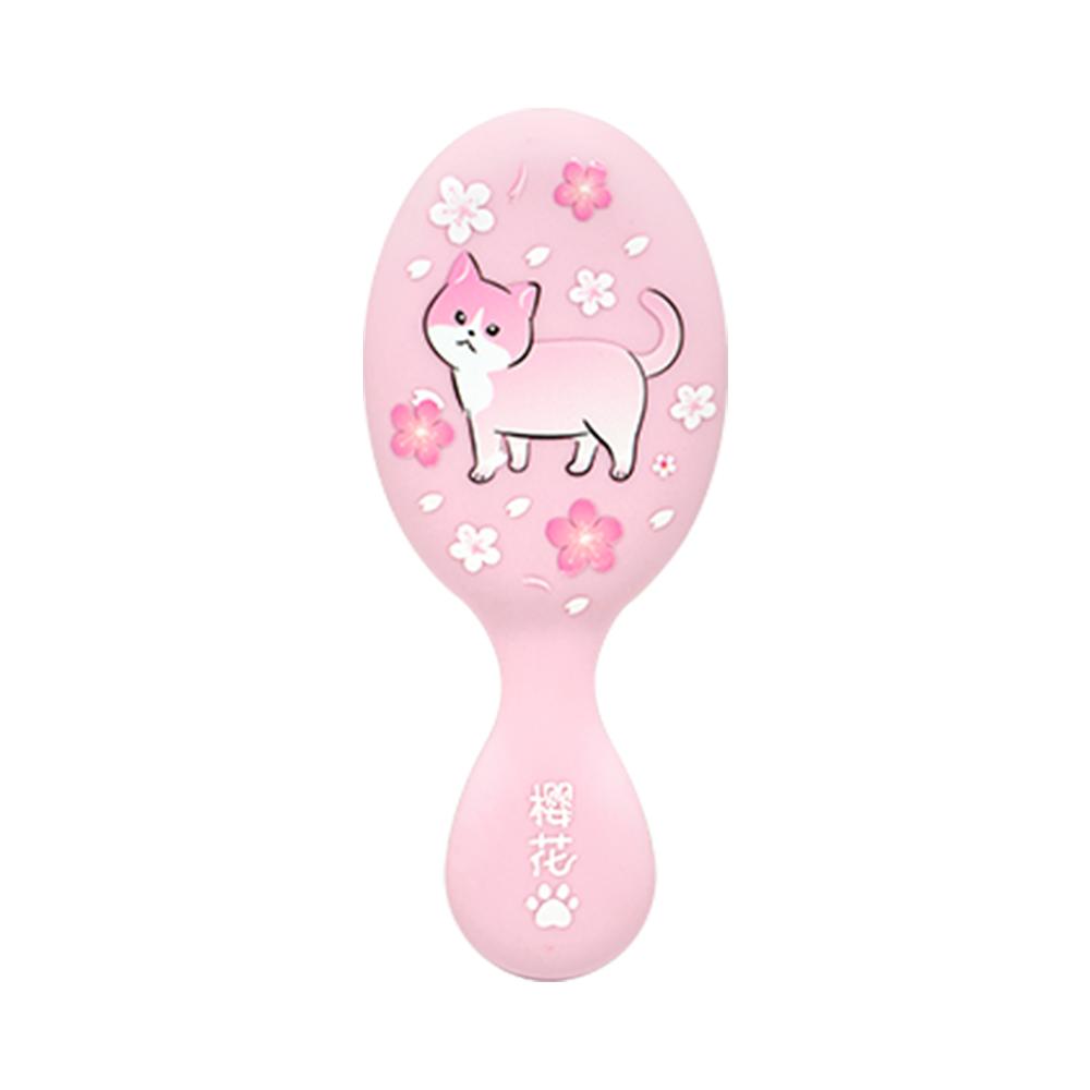 Children Cartoon Massager Paddle Cushion Hair Brush Cartoon Comb Anti-detangle Comb Children's Cute Hairdressing Smooth Comb
