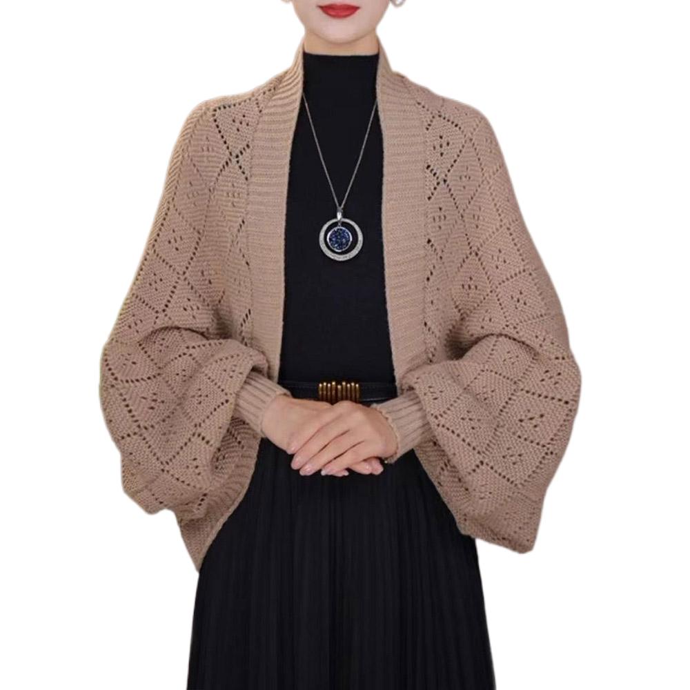 False Collar Knitted Shawl Outwear Shoulder Evening Prom Cape New Autumn Winter Scarf Party