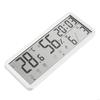 62KD Elegant LCD Digital Clock with Simple Operate Temperature Humidities and Date Display for Home and Office Decoration