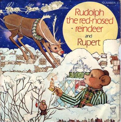 7-дюймовая пластинка НЕИЗВЕСТНЫЙ АРТИСТ - Rudolph The Red Nosed Reindeer / Ru FP37 Surprise Surpri 1971 UK Pop Used