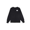 Knit Crewneck Sport Sweatshirt Women Tops Black DM5190-010