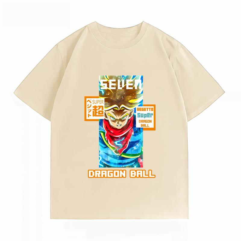 Unisexs Clothing New 100 Cotton Breathable Summer TShirt Bandai Dragon Ball Trunks Print Casual Streetwear Unisexs Tops