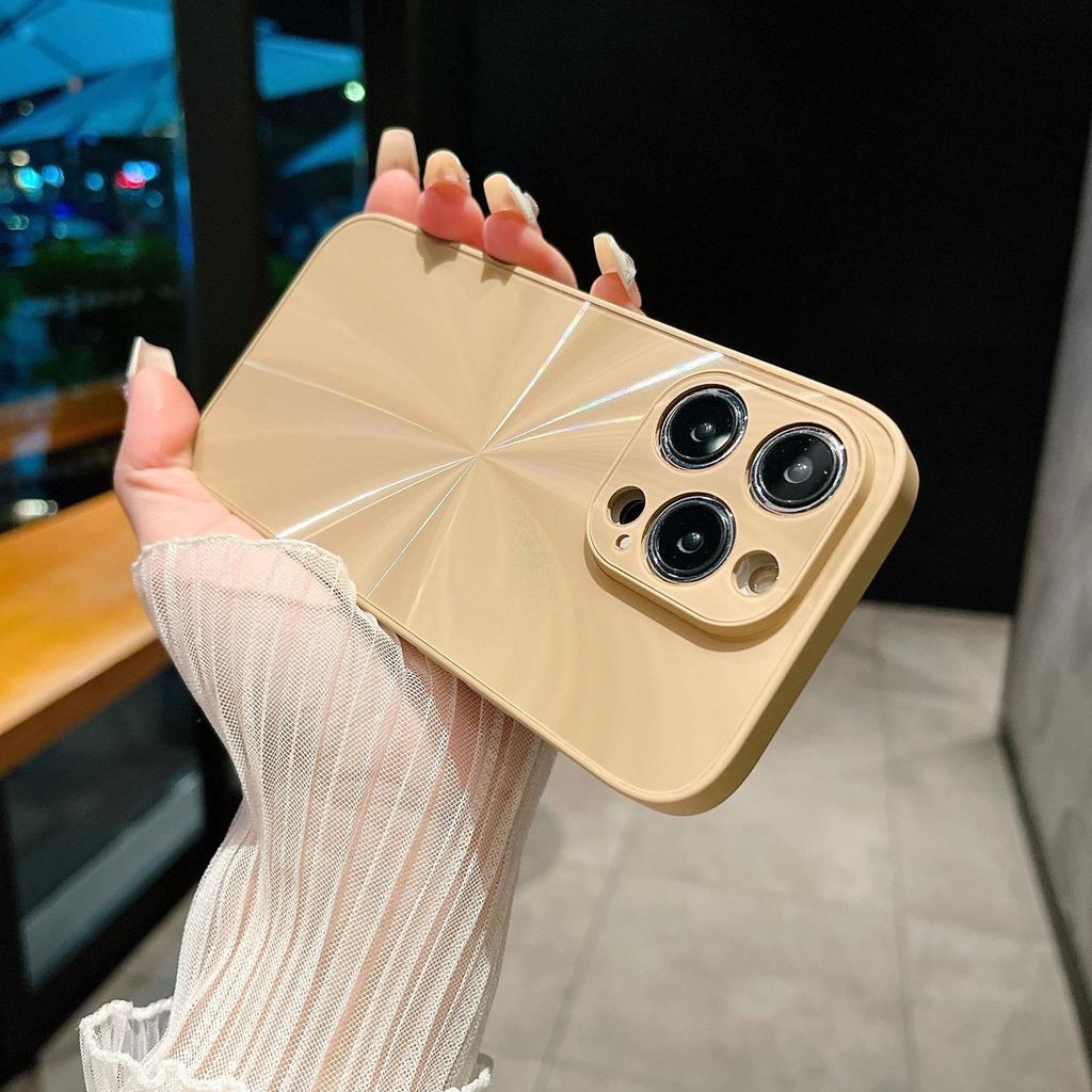 Лазерный переливающийся узор Aurora CD, Подходит для чехла для телефона Apple 14promax, IPhone15 Полная защита от падений 14