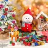 12/120 шт. Мини Рождественские Пенопластовые Подарочные Коробки Рождественские Украшения Подарки Подвески для Рождественской Елки Для Украшения Новогодней Вечеринки Принадлежности