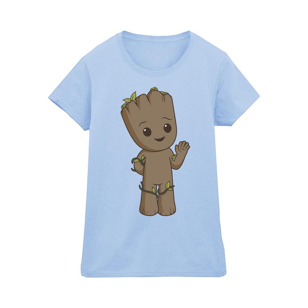 Marvel Womens/Ladies I Am Groot Cute Groot Cotton T-Shirt