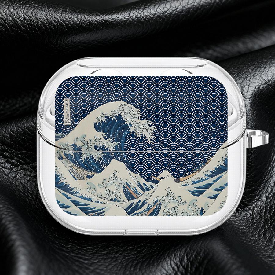 Чехол-пенал Wave Art для Samsung Galaxy Buds Live 4 Pro 2 4Pro 3 FE 3Pro 2Pro Прозрачные чехлы для наушников с крючком