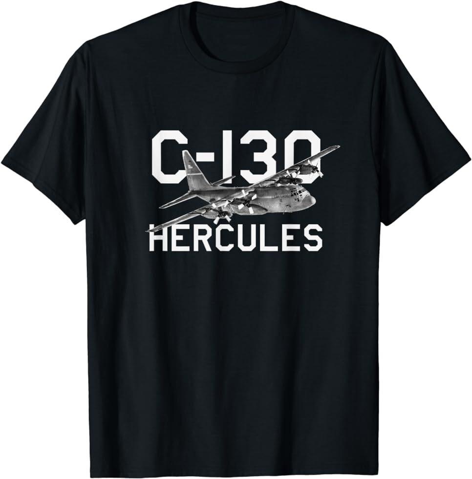 NEW LIMITED C-130 Hercules Military Airplane T-Shirt Size S-5XL Unisex T-Shirt
