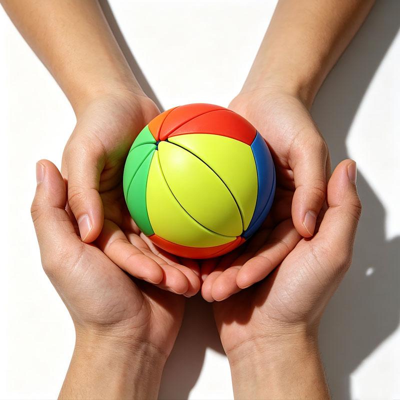 YJ Yeet Ball Куб Сферический Speedcube Cubo Magico Головоломки Игрушки для решения задач Тренировка концентрации и терпения Образовательные подарки