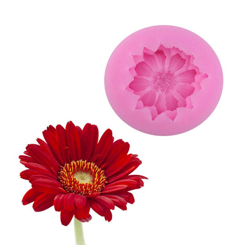 Форма для выпечки шоколада в виде цветка ромашки силиконовая форма для выпечки кексов своими руками