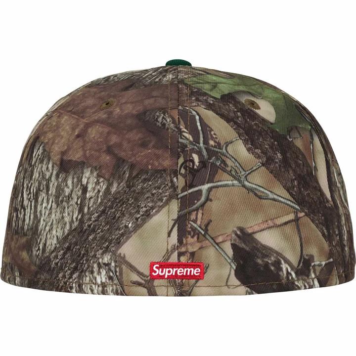 Supreme Логотип Reaper S New Era Древесный Камуфляж