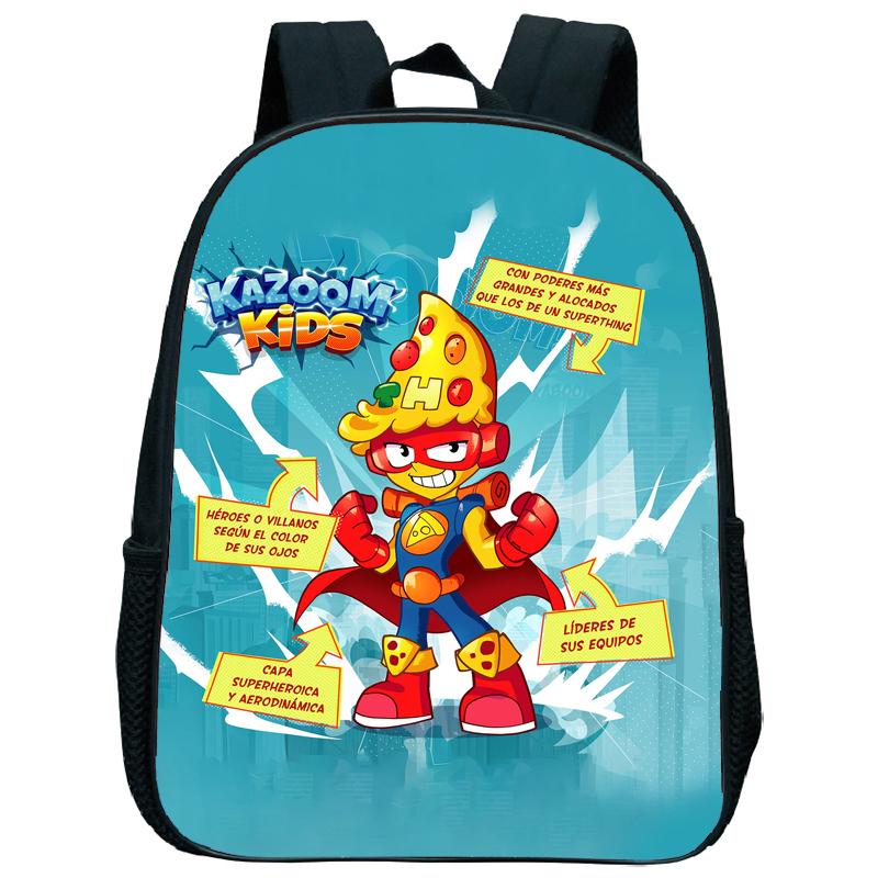 Рюкзак Superzings Kazoom Kids Детский Рюкзак Детский Сад Школьный Рюкзак Super Zings 3-5 Лет Мальчики Девочки Милая Сумка для Малышей