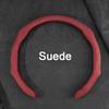 For c11 RS3 New Car Steering Wheel Cover Suede Sweat-Absorbing Handle cover For c11 A1 A3 8P A4 B9 A5 A6 C7 A7 A8 Q3 Q5 Q7 4M RS3 RS5 S3 S5
