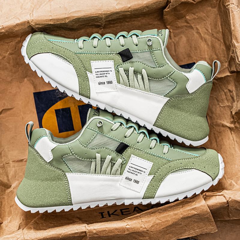 Новые мужские спортивные туфли большого размера 47 48, удобные дышащие повседневные туфли на шнуровке, туфли с круглым носком, кроссовки для мужчин, теннис