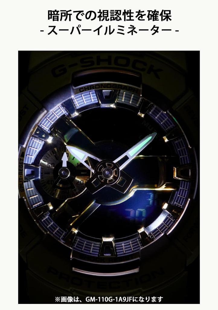 Casio Metal Covered Watch Black G-SHOCK Men's GM-110BB-1AJF