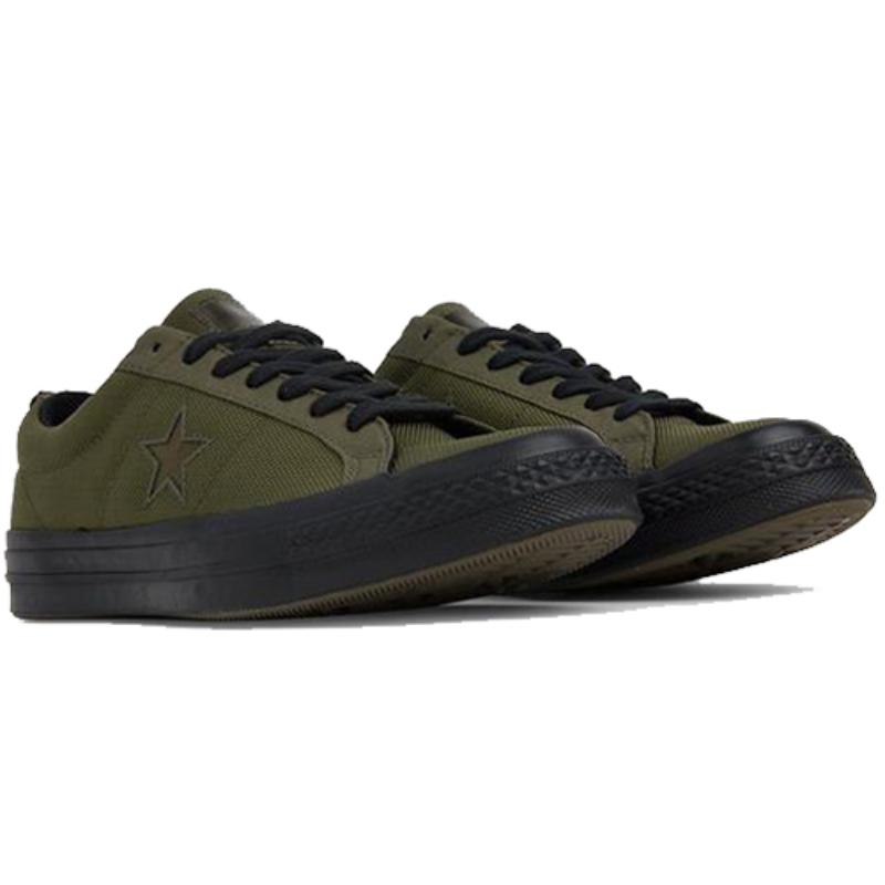 Carhartt WIP X Converse One Star Vintage Low-Top Board Shoes Unisex Military Green