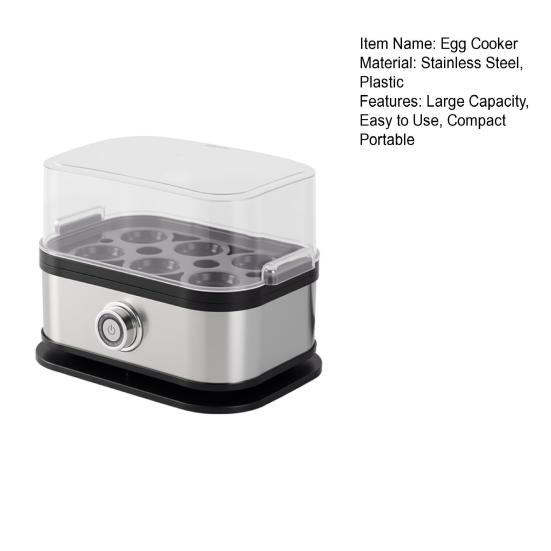 Электрическая яйцеварка с автоматическим отключением Большая вместимость Легко чистить Многофункциональная омлетница Быстрая яйцеварка