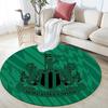 Newcastle United Round Area Rug,Carpet Rug for Living Room Bedroom Sofa Playroom Decor,Non-slip Floor Mat