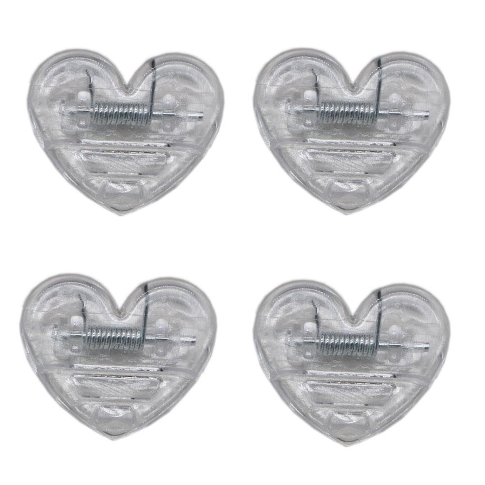 100pcs Mini Love Heart Paper Clips Test Paper File Documents Binder Clips Fixed Clamp Sealing Clip School Office Supplies