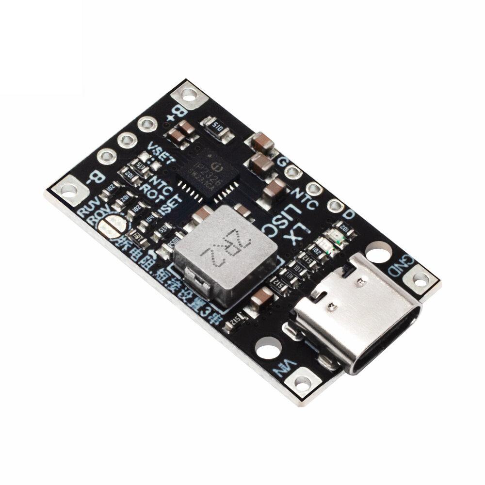 Тип-C USB 2-3S BMS 15 Вт 8,4 В 12,6 В 1,5 А модуль ускорения зарядки литиевой батареи со сбалансированной поддержкой быстрой зарядки с индикатором