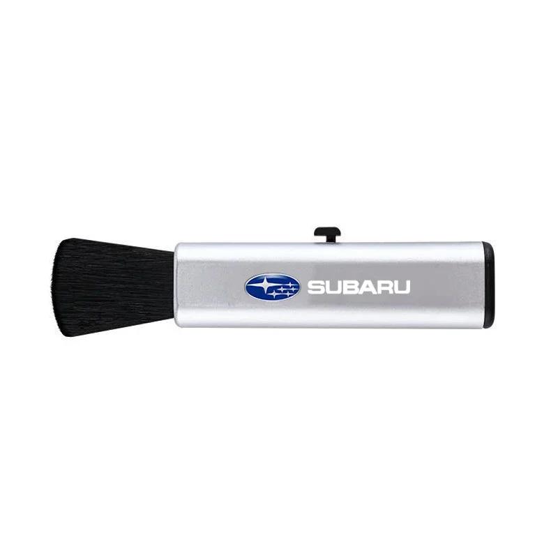 Car Conditioning Air Outlet Retractable Cleaning Brush Tools for Subaru Outback Legacy Impreza Forester XV Tribeca STI WRX BRZ