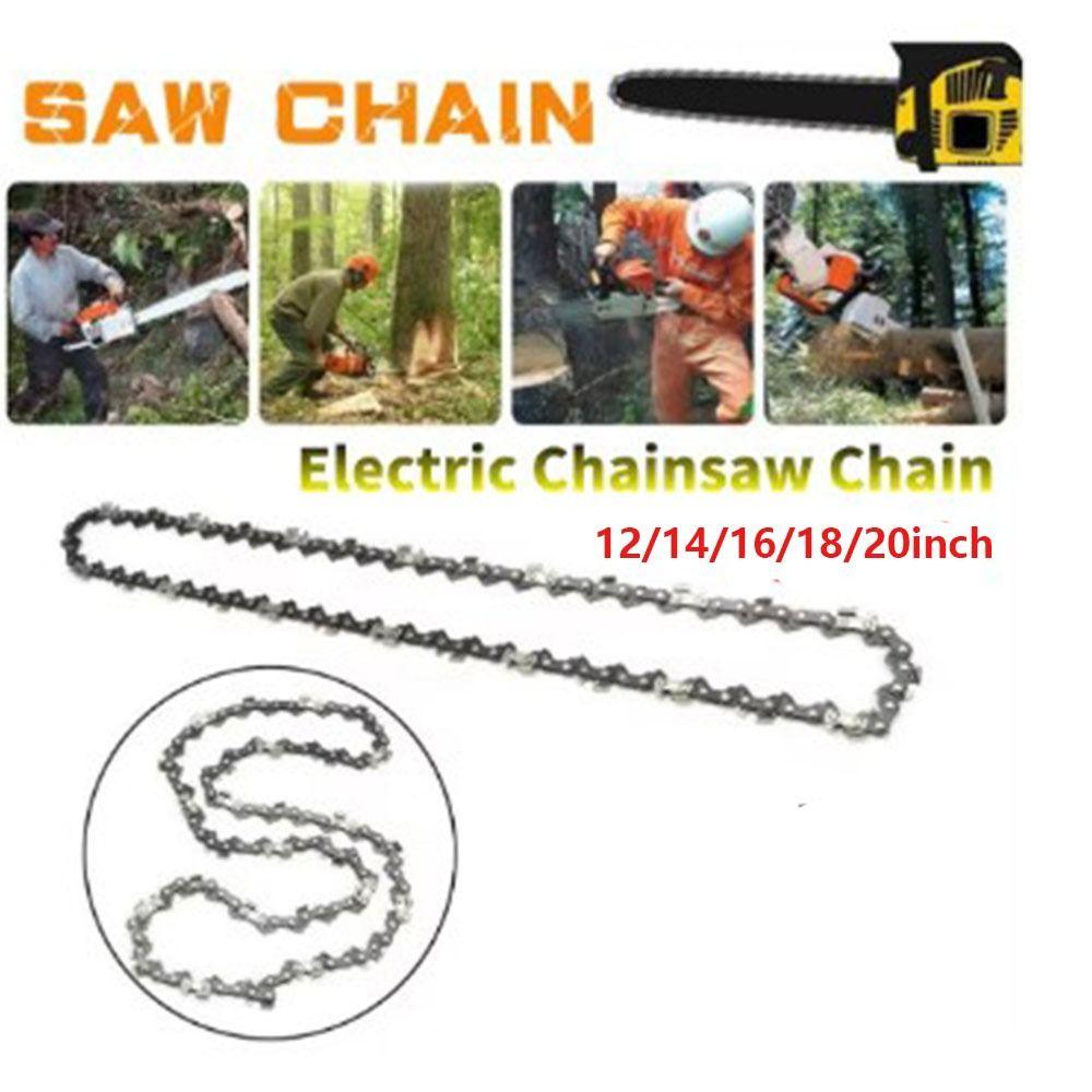 Steel Chainsaw Chain 12/14/16/18/20 Inch Electric Power Saw Chain Electric Chainsaw Accessories