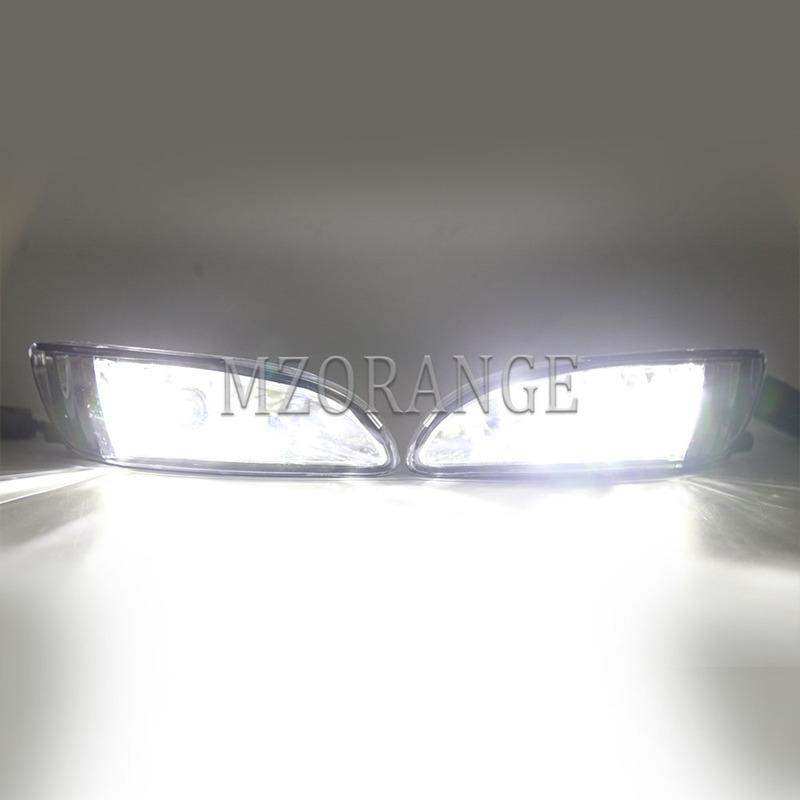 Противотуманные фары для LEXUS RX300 RX330 RX350 2003 2004 2005 2006 2007 2008 Светодиодная фара Сборка противотуманной фары Дневная ходовая фара Автомобильный аксессуар