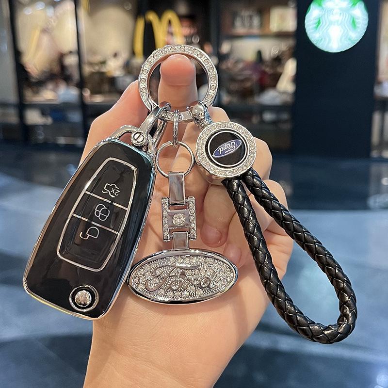 Applicable23Ford Focus Key Cover Mondeo Escort Wing Tiger Explorer Ruijie Sharp Shell Сумка с пряжкой