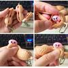 Anti-stress Anti-stress Fidget Toy Gifts Peanut Pendant New Peanut Key Chain