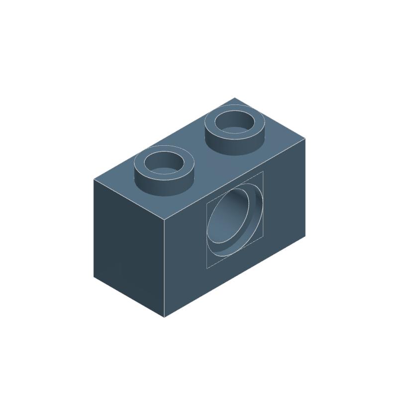 50pcs 3700 Brick 1 x 2 with Hole Bricks Collections Bulk Modular GBC Toys For Technical MOC DIY Building Blocks Compatible