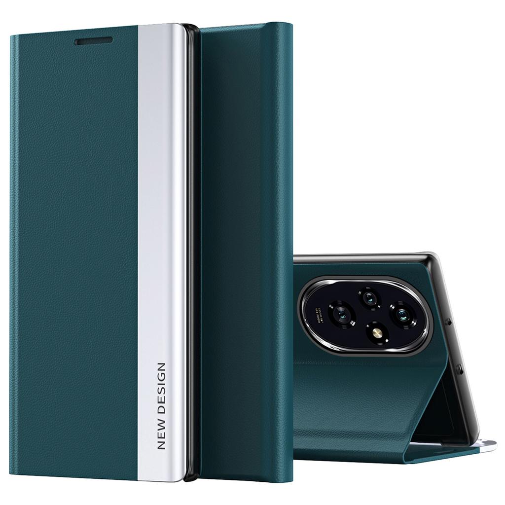 Чехол для Honor 200 Pro 5G Складная подставка Защитный чехол для телефона из ПУ кожи