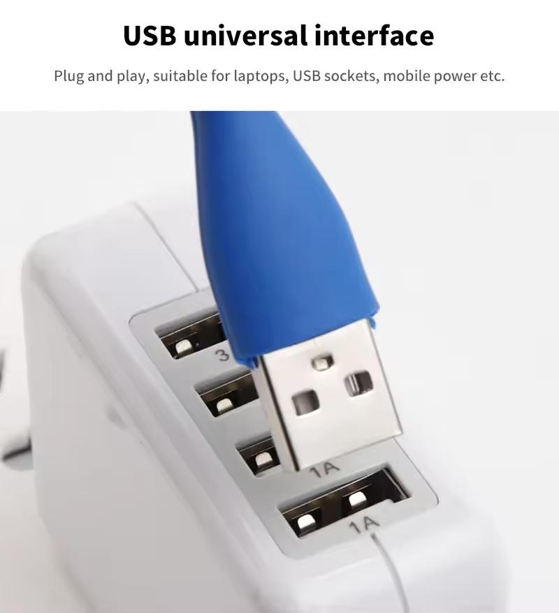 Мини USB светодиодный светильник портативный для чтения DC 5V складной светильник для защиты глаз для мобильного питания компьютера светодиодный ночник