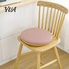 Teddy Velvet Seat Cushion Memory Foam Chair Pad, Dining with Ties, Anti-slip Bottom, Washable Strap Fixed Cover, Soft Thick Warm Pad for Office Autumn