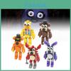 Креативный и веселый набор строительных блоков Fnaf Wu Ye Bear для детей из безопасного АБС-пластика