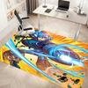 1pc Cartoon Rockman Game Megaman1 Print Area Rug - Soft, Washable Non-Slip Indoor Mat, Living Room, Home Office Decorative Rug,Office Decorative