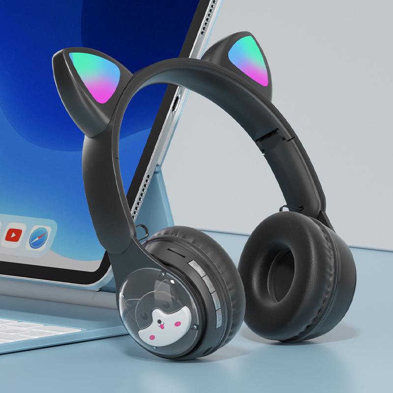 28T Космическая капсула Кошачьи ушки Bluetooth-гарнитура Беспроводная 5.3