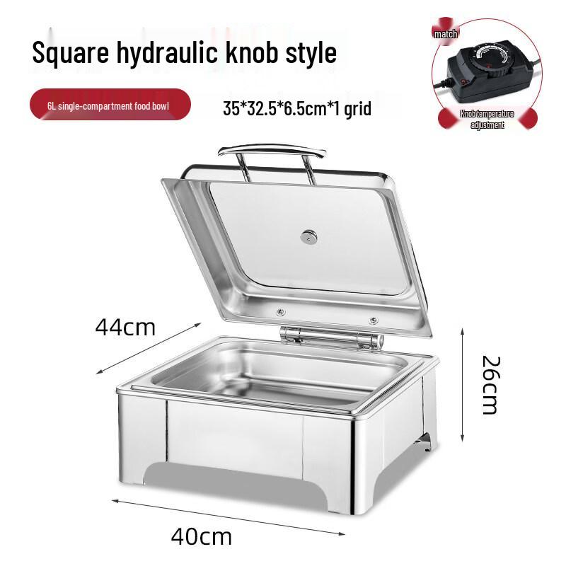Commercial Buffet Food Warmer & Interchangeable Serving Pans