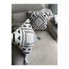 2pcs Throw Pillow Covers With Punch Embroidery