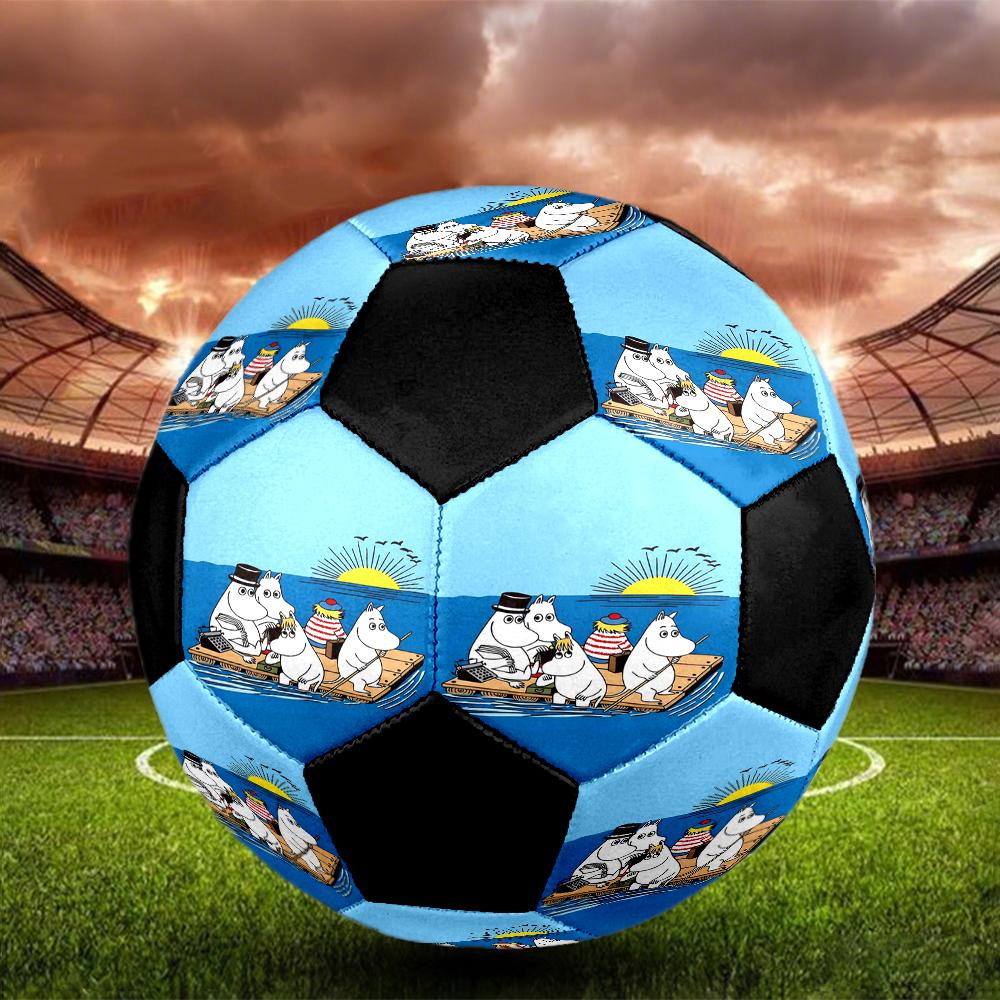 Moomin Theme Size 5 Soccer Ball, Suitable for Both Indoor and Outdoor Matches, a Gift Suitable for Everyone.
