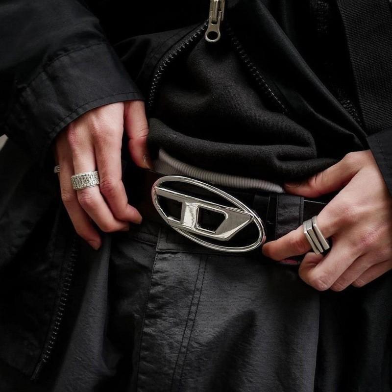 Шикарный черный ПУ ремень для женщин в стиле ретро с элегантной пряжкой для джинсов