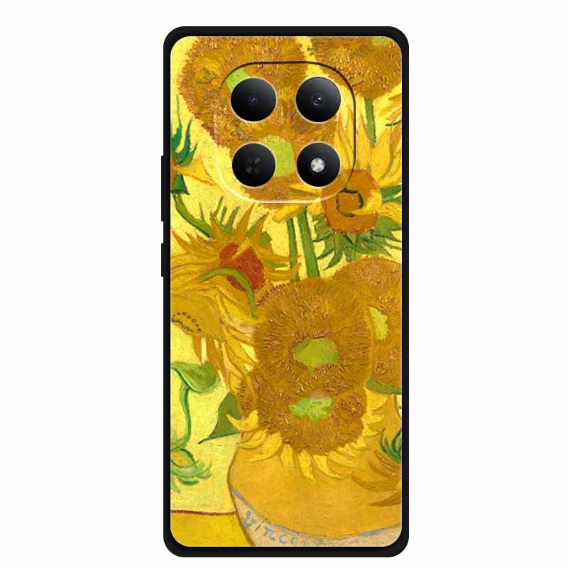 3D Flowers Case For POCO M8 Embossed Blossoms Funda Relief Coque Silicone Soft Back Phone Cover For Xiaomi POCO M 8 TPU Para