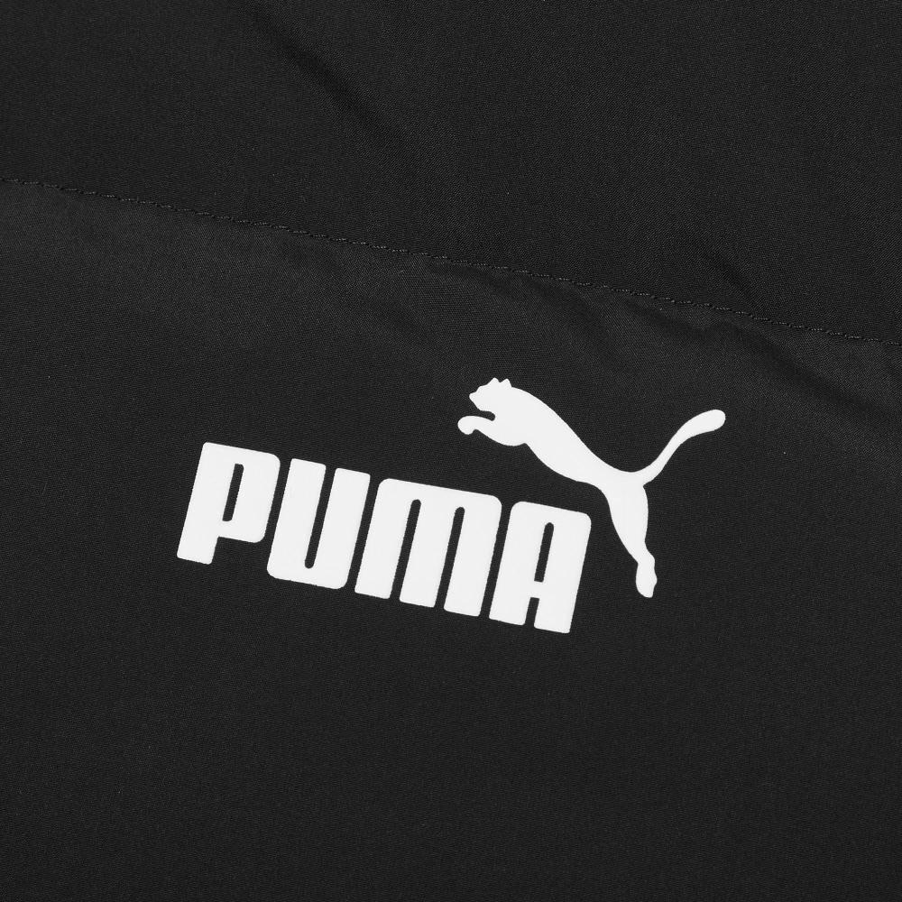 Puma Теплая мужская куртка-пуховик Essential Color Block Logo с капюшоном, серая 530695-42