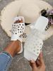 2024 New Woman Summer Slippers Fashion Open Toe Low-heeled Slippers Women Summer Casual Cozy Slides Female Flip Flops