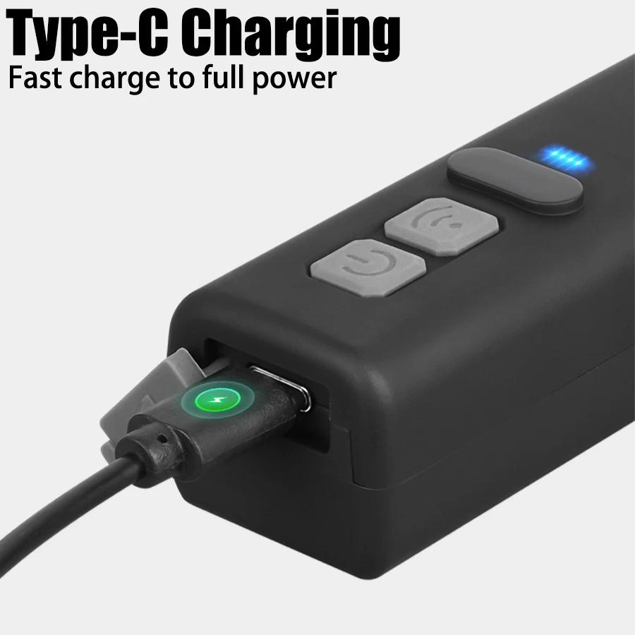 Суперяркий налобный фонарь-клипса на ухо, перезаряжаемый через USB, с датчиком, портативный, водонепроницаемый светодиодный фонарь для бега на открытом воздухе, рыбалки