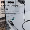 PD 100 Вт USB-C к DC Конвертер Цифровой дисплей Зарядное устройство для ноутбука Штекер для Lenovo/HP/Dell
