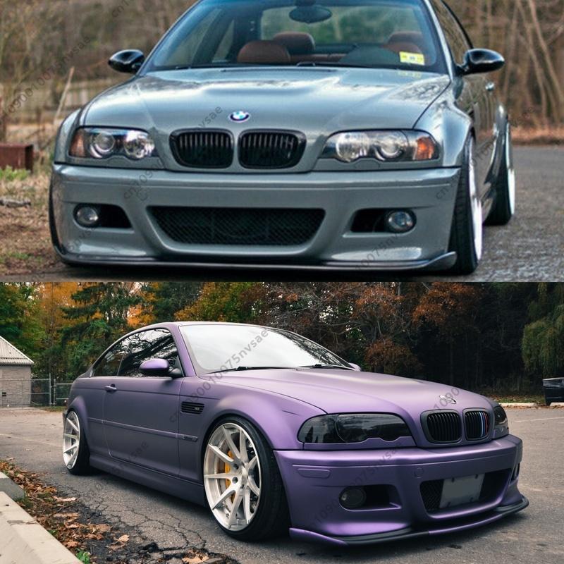 Передний сплиттер губы бампера в стиле Hamann для BMW 3 серии E46 M-Tech и M3 1998-2006 Спойлер Диффузор Нижняя юбка Подбородок Комплекты обвеса