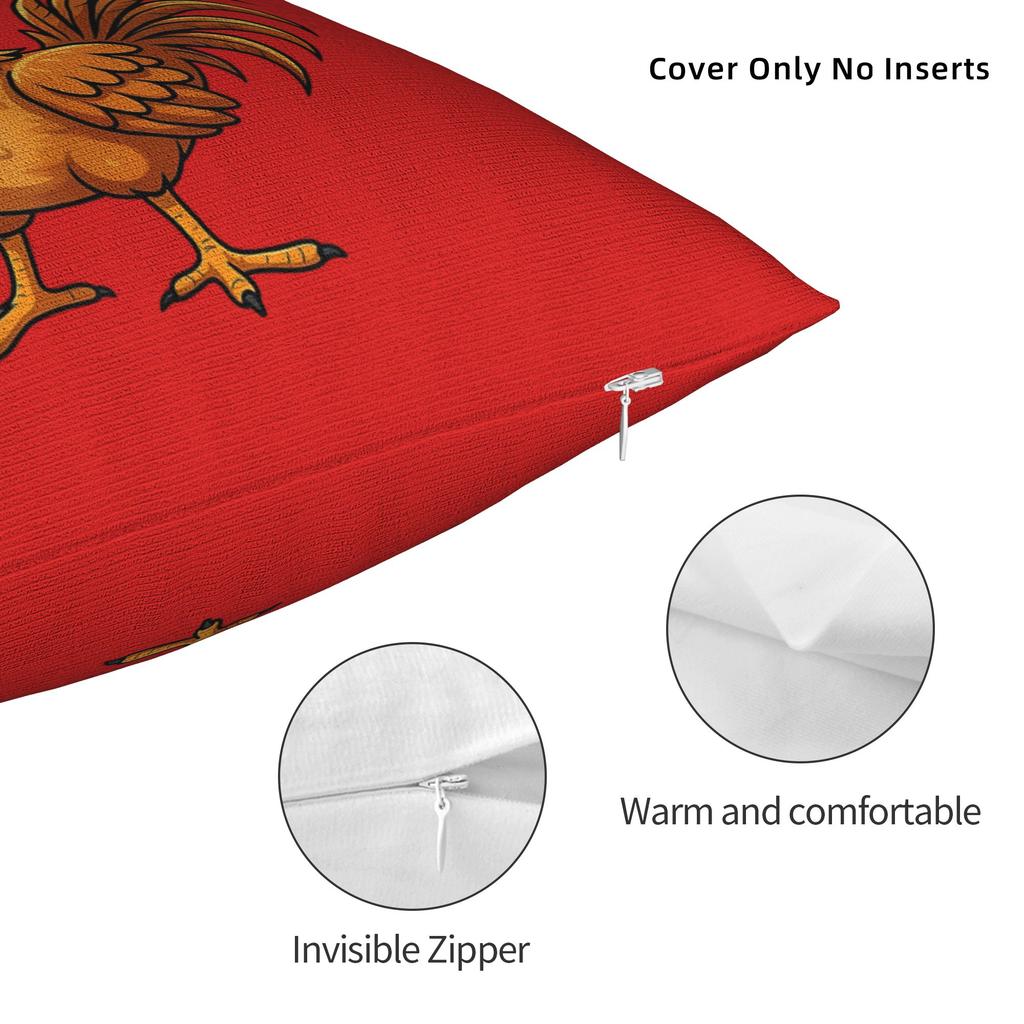 Funny FCawF Pillowcase Polyester Cushion Cover Decorations Black Bird Meme Pillow Case Cover Home Wholesale 40X40cm