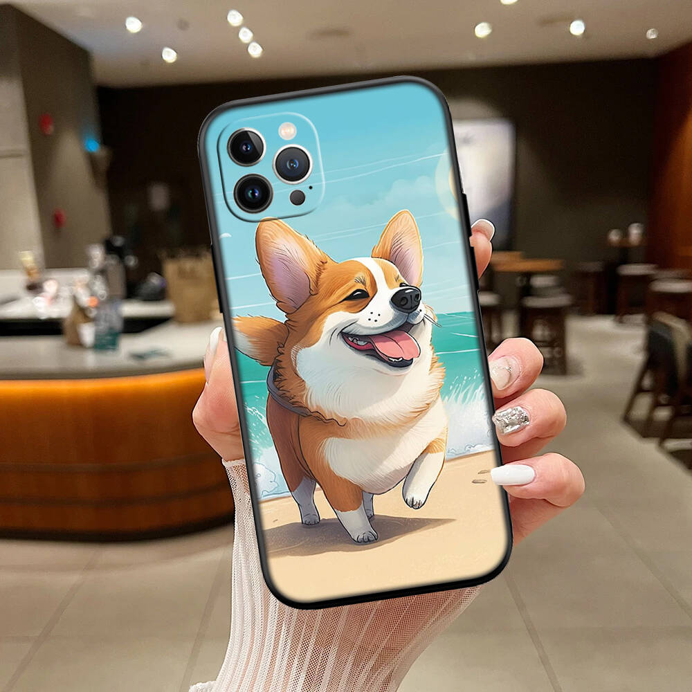Cute Corgi dog New Phone Case for Samsung S20 S21 S22 S23 S24 FE Ultra Plus Lite S21S A07 A17 A36 A37 A55 A57 F06 F16 M06 M16 M56