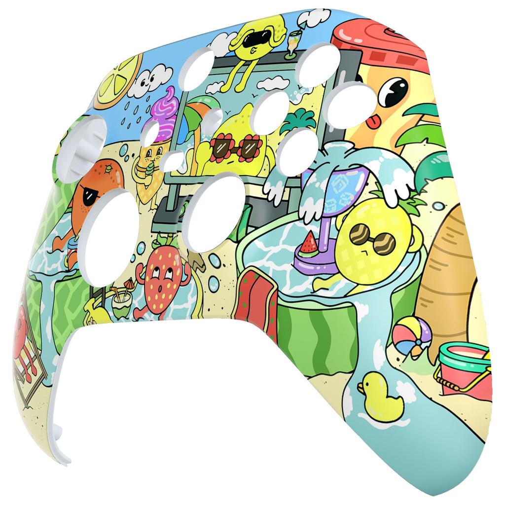 Кастомная лицевая панель для Xbox Series с милым дизайном и мягкой на ощупь передней крышкой для Xbox Series и Xbox Core, не eXtremeRate's X/S, X/S