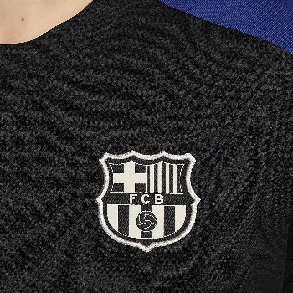 Новый мужской трикотажный топ Nike Fc Barcelona Strike с коротким рукавом Nike Dri FIT для футбола FN9816-011