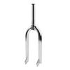 20"BMX Bike Front Fork CR-MO 28.6*163mm Performance Bicycle Black Chrome Front Forks